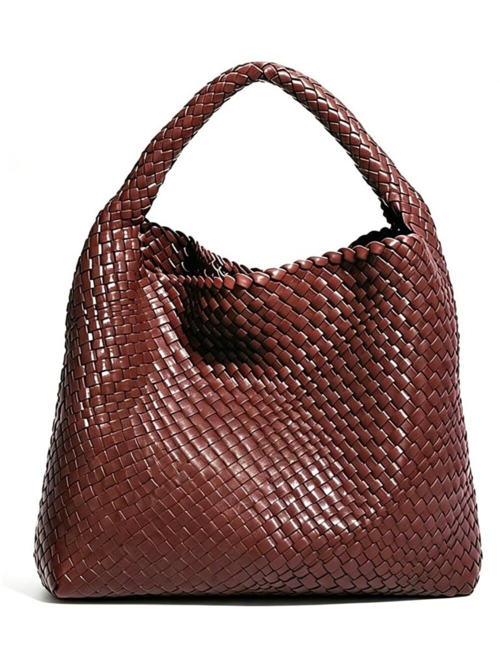 Woven Tote Bag for Women with Purse, Fashion Shoulder Hobo Underarm Bags, Large